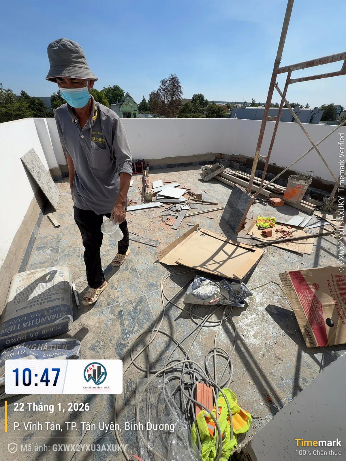 Báo giá 1 trệt 4 lầu - hình minh họa 1