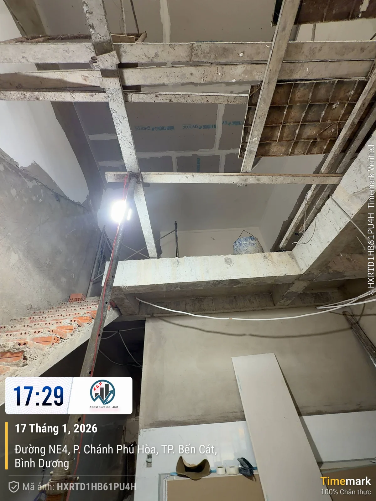 Báo giá 1 trệt 2 lầu 1 tum - hình minh họa 1