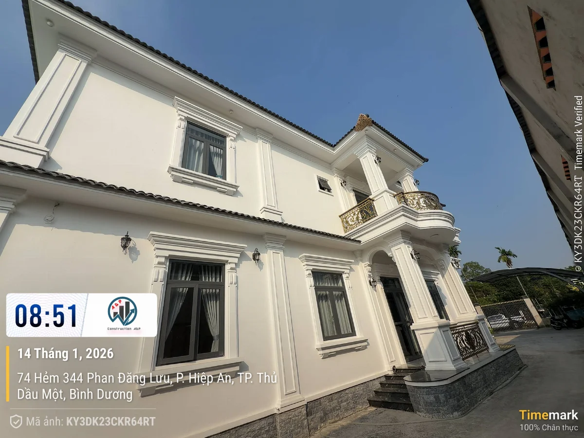 Xây nhà theo số tầng 1 trệt 1 lầu - hình minh họa 1