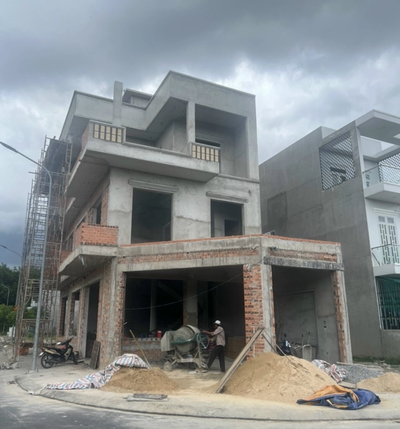 Thiết Kế Xây Dựng Nhà Phố 2 Mặt Tiền (Mrs Triều) Tân Uyên - Bình Dương