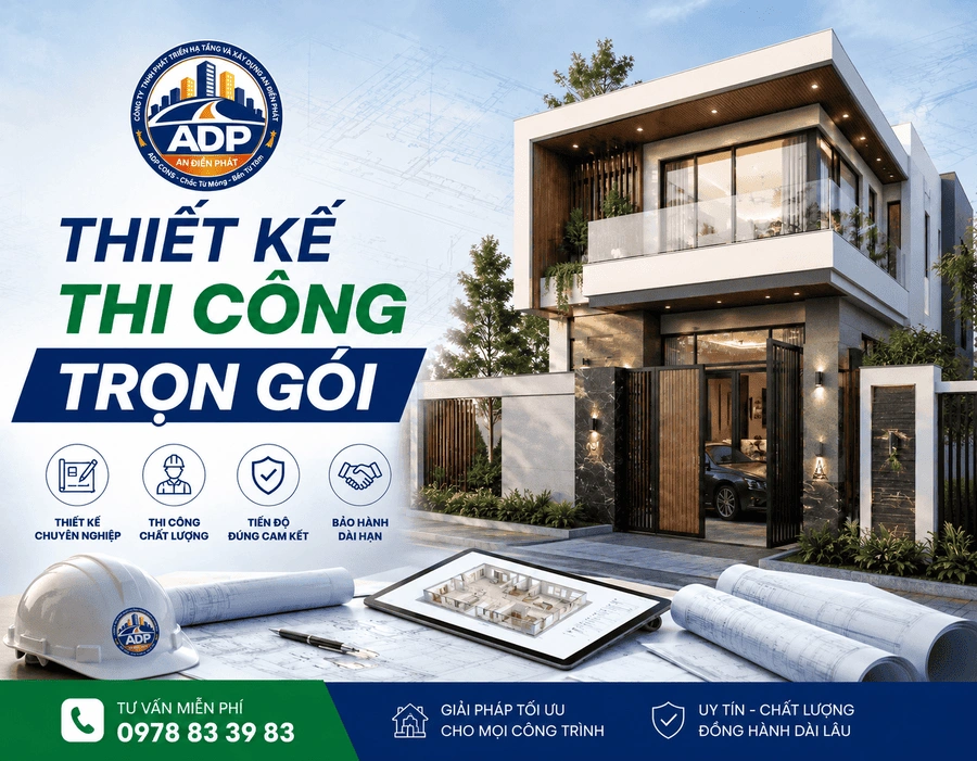 Thiết Kế Thi Công Trọn Gói | An Điền Phát – Uy Tín, Minh Bạch