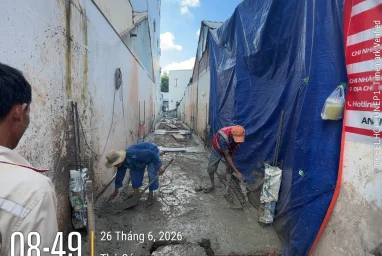 Giá xây dựng phần thô nhà phố hiện nay
