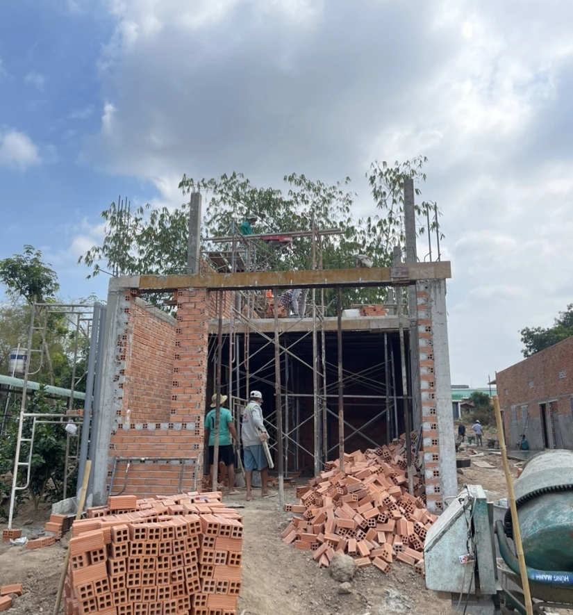 Xây Dựng Nhà Phố 1 Trệt + 1 Gác Lửng Hiện Đại (Mr Hùng) Bến Cát - Bình Dương