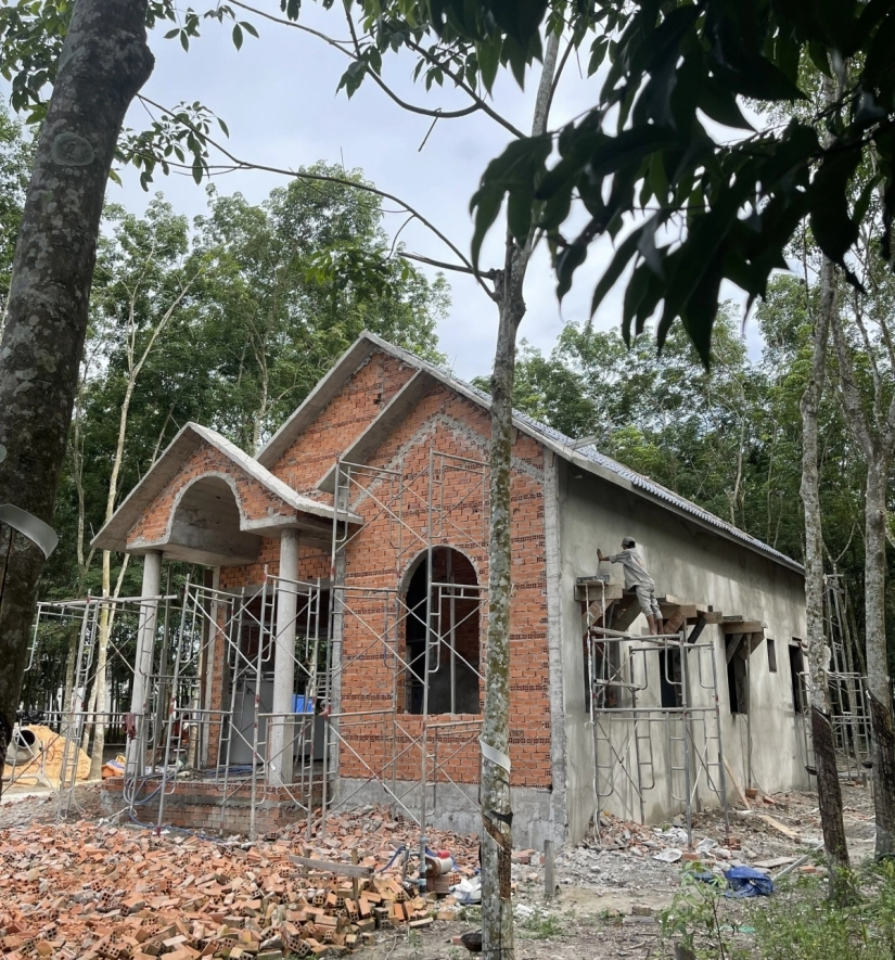 Thi Công Xây Dựng Nhà Cấp 4 - Mái Thái (Mr Hải) Phú Giáo - Bình Dương