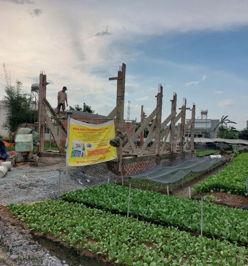 Thiết Kế - Thi Công Xây Dựng Nhà Phố 2 Tầng (Mr Sơn) Bến Cát - Bình Dương