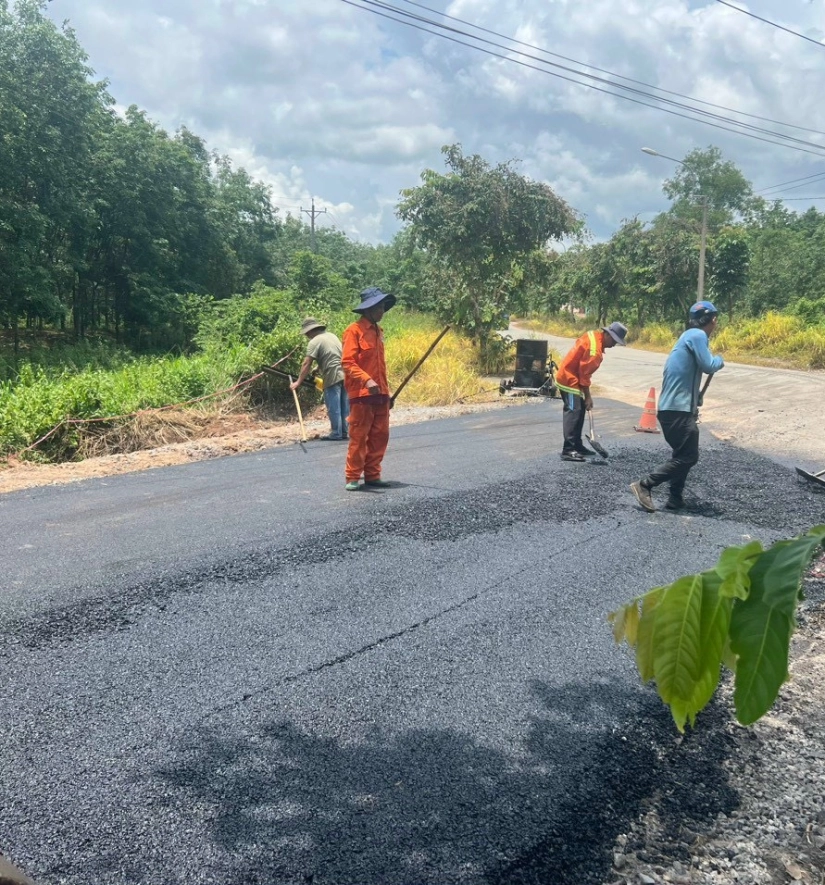 Thảm Bê Tông Nhựa Nóng Đường Nội Bộ Khu Dân Cư Phước Hòa - Phú Giáo - Bình Dương