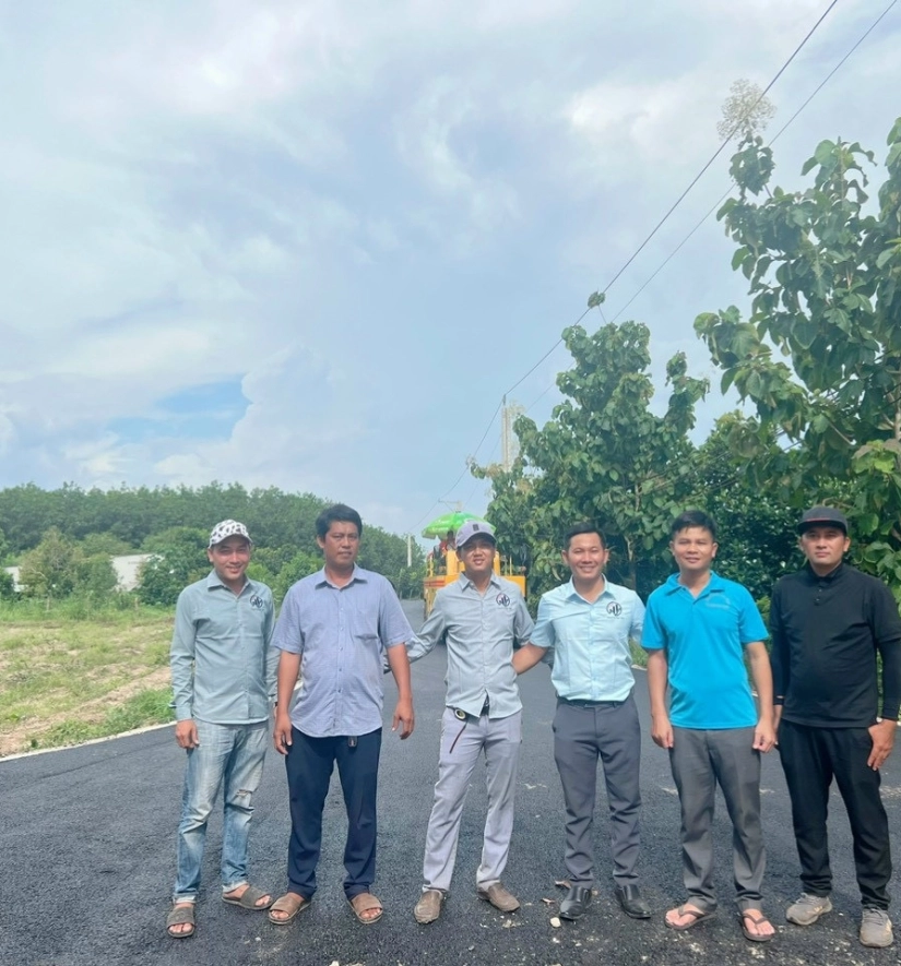 Thảm Bê Tông Nhựa Nóng Đường Thanh Niên Xung Phong - Xã An Thái - Phú Giáo - Bình Dương