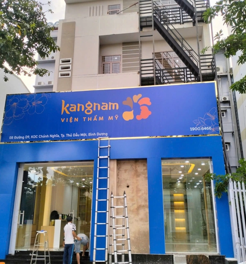 Thiết Kế Thi Công Cải Tạo Bệnh Viện Thẩm Mỹ Kangnam - Chi Nhánh Bình Dương