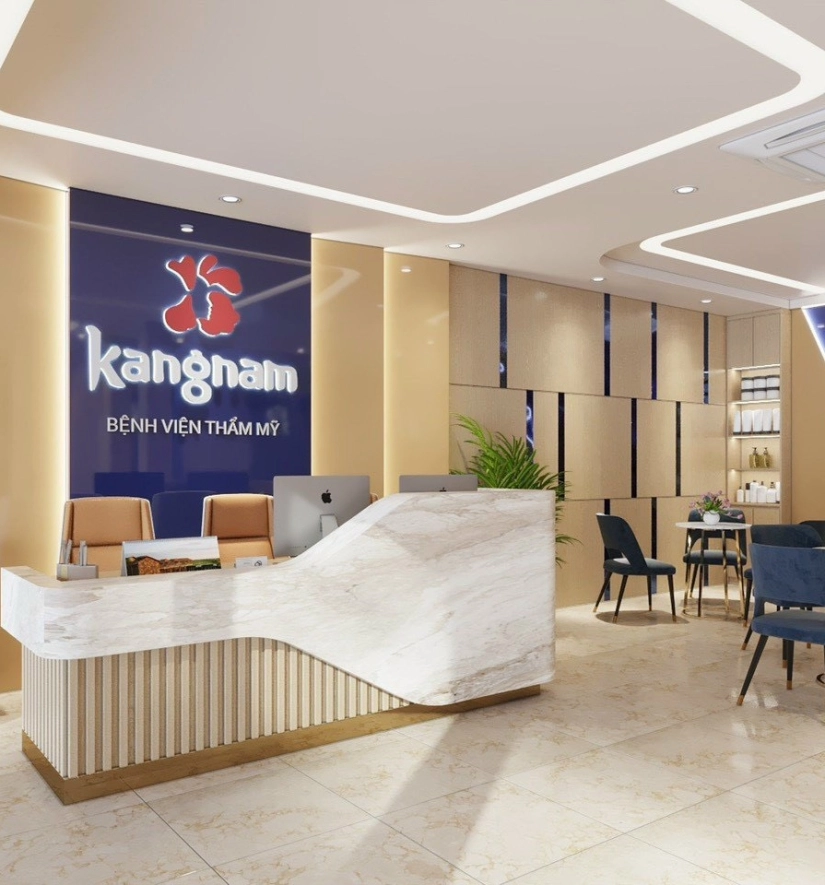 Thiết Kế Thi Công Cải Tạo Bệnh Viện Thẩm Mỹ Kangnam - Chi Nhánh Bình Dương
