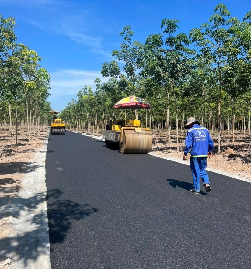 Thảm Bê Tông Nhựa Nóng Tuyến Đường Số 9 - Phú Giáo - Bình Dương