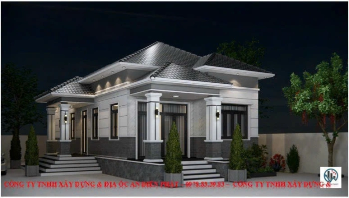 Thiết Kế Và Xây Dựng Nhà Cấp 4 - Mái Nhật + Sân Vườn (Mr Thi) Thuận An - Bình Dương