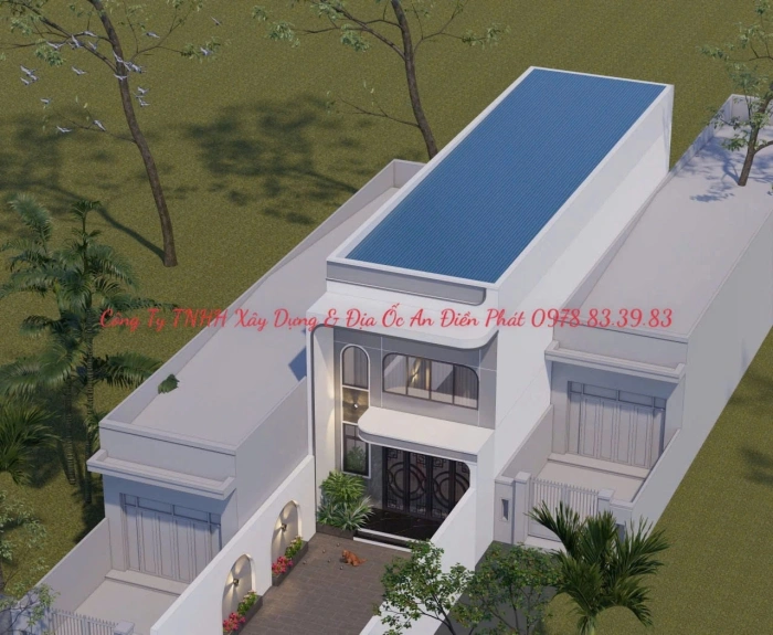 Thiết Kế Và Xây Dựng Nhà Phố 1 Trệt + 1 Gác Lửng Hiện Đại (Ms Hellen) Bến Cát - Bình Dương