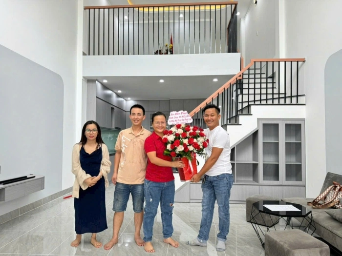 Thiết Kế Và Xây Dựng Nhà Phố 1 Trệt + 1 Gác Lửng Hiện Đại (Ms Hellen) Bến Cát - Bình Dương
