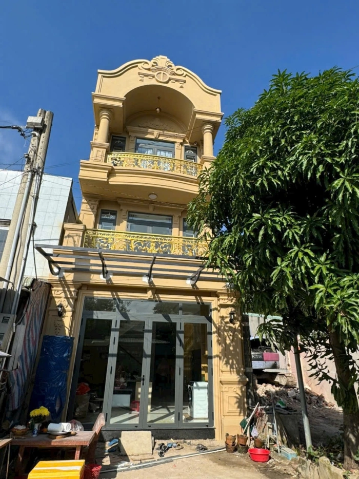 Thiết Kế Và Xây Dựng Nhà Phố Tân Cổ Điển  3 Tầng (Mr Thắng) Tân Uyên - Bình Dương