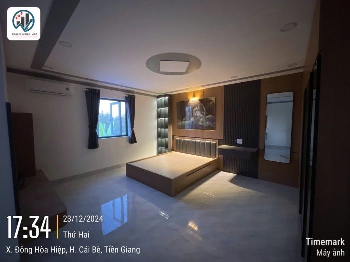 Thiết Kế Và Xây Dựng Nhà Phố 1 Trệt + 1 Gác Lửng Hiện Đại (Mr Hùng) Cái Bè - Tiền Giang