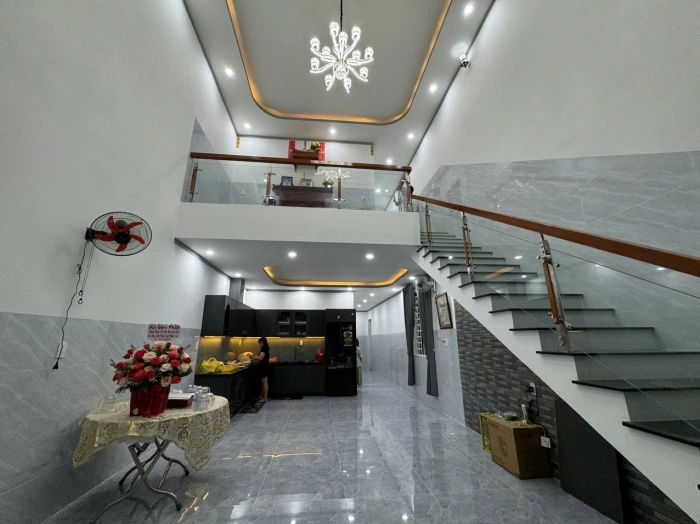 Thiết Kế Và Xây Dựng Nhà Phố 1 Trệt + 1 Gác Lửng Hiện Đại (Ms Hà) Bến Cát - Bình Dương
